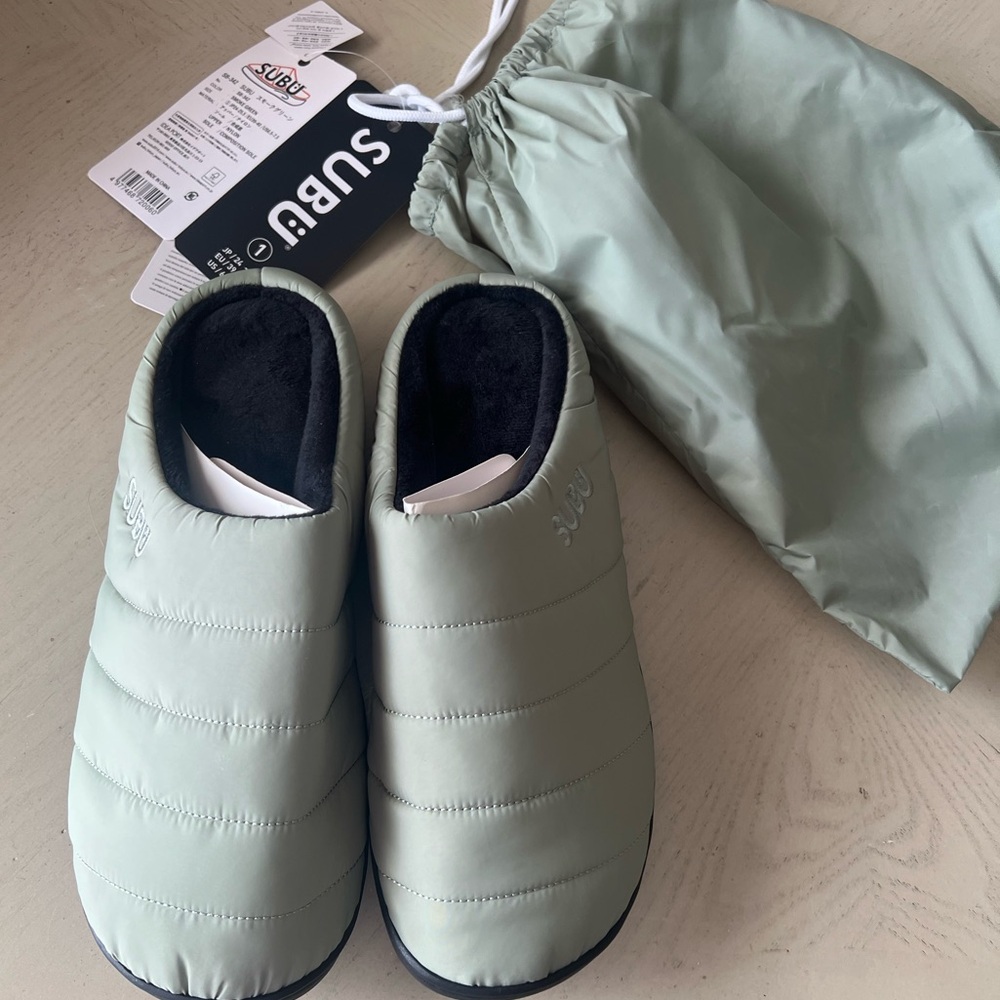 SUBU INDOOR/OUTDOOR SLIPPERS - SMOKE GREEN